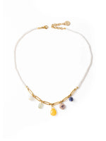 Miora Necklace in Gold - Corail Blanc