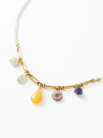 Miora Necklace in Gold - Corail Blanc