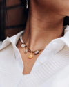 Miora Necklace in Gold - Corail Blanc