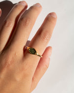 Emerald Pave Ring - Corail Blanc