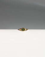 Emerald Pave Ring - Corail Blanc