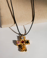 Eras Necklace in Jewel Tones - Corail Blanc