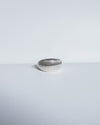 Texture Dome Ring in Silver - Corail Blanc