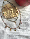 Multi Beaded Evil Eye Necklace - Corail Blanc