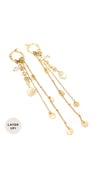 Honey Earrings in Gold - Corail Blanc