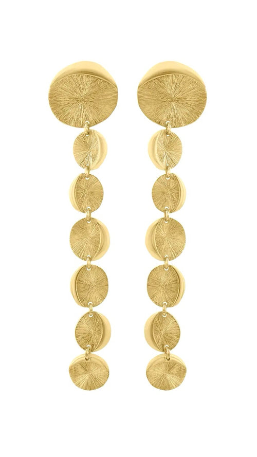 Estella Earrings in Gold - Corail Blanc
