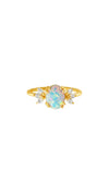 Opal & Diamond Treasured Love Ring - Corail Blanc