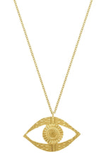 Ojo Necklace in Gold - Corail Blanc