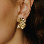 Monea Earrings - Corail Blanc