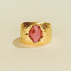 Carmen Rosewood Ring - Corail Blanc